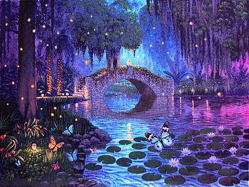 FANTASY VIEW, ART, COLORS, BEAUTIFUL, DIGITAL HD wallpaper