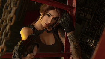 Cosplay, Tomb Raider HD wallpaper