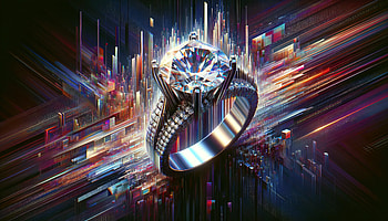 Gleaming Diamond Ring, diamond ring, ring, diamond, jewelry, luxury HD wallpaper