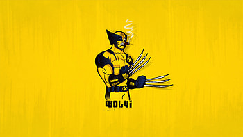 Wolverine Minimal, wolverine, superheroes, artwork, behance HD wallpaper
