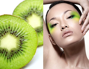 tutti frutti4, fuits, faces, girl, nice, make-up, pretty, green, face, lovely, odel, female HD wallpaper