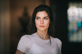 Beautiful Eyes Girl Looking Away , girls, model HD wallpaper