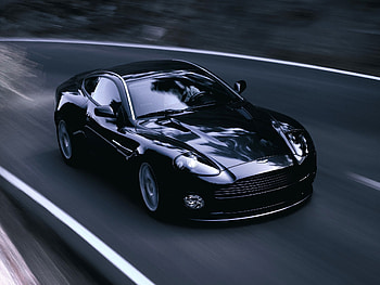 Aston Martin, Cars, Asphalt, Front View, Style, 2004, V12, Vanquish HD wallpaper