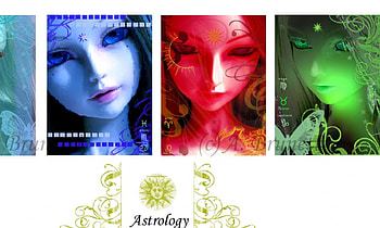 Four elements of astrology, earth, water, fire, air HD wallpaper