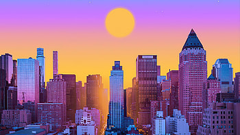 New York Morning, artist, artwork, digital-art HD wallpaper