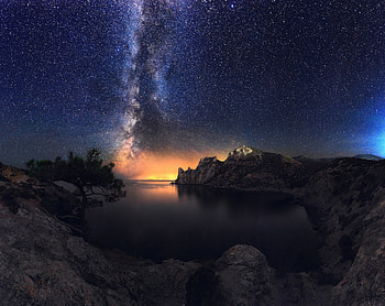 Milky Way, space, stars, gas HD wallpaper