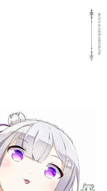 Emilia’s Enchanting Glow – Re:Zero Anime , Emilia (Re:ZERO), Anime, Re:Zero - Starting Life in Another World HD phone wallpaper
