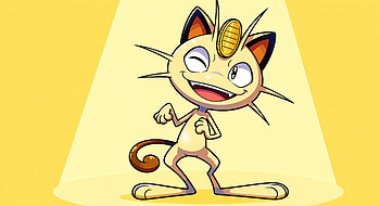 Meowth Spotlight — Pokémon, Meowth (Pokémon), Pokemon, cat, cartoon HD wallpaper