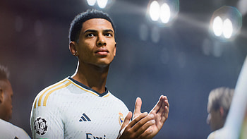 EA SPORTS FC 24 with Prominent Midfielder for Backgrounds, Jude Bellingham, video game, EA SPORTS FC 24 HD wallpaper