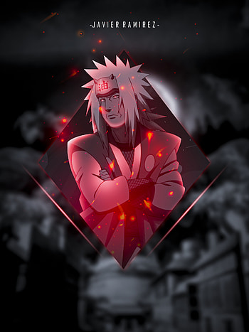 Jiraiya (Anime), Artistic portrayal, Master spy, Creative tribute HD phone wallpaper
