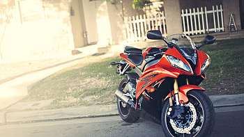 yamaha, yzf-r6, red, motorcycle HD wallpaper
