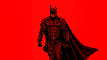 Batman Walk Of Vengeance, batman, the-batman, superheroes, artwork, art, digital-art, red, deviantart HD wallpaper