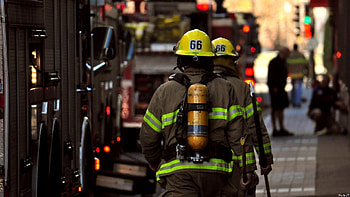 Fireman, Firefighter, , Background HD wallpaper