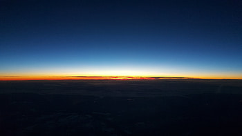 Twilight, sunset, blue skyline, dark HD wallpaper