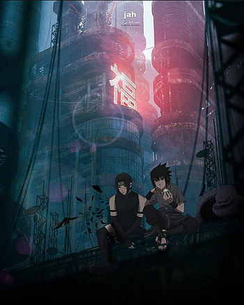 Uchiha brothers, animeedit, anime, animexreality HD phone wallpaper