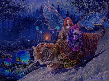fantasy woman, an, abstract, fantasy, woman HD wallpaper