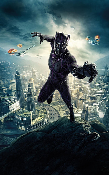 Movie poster , Epic black panther, Cinematic masterpiece, Marvel's hero HD phone wallpaper
