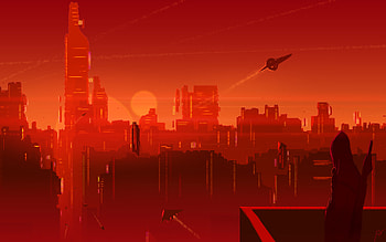 Scifi City Skyscraper Buildings, scifi, skyscraper, artist, artwork, digital-art, city, deviantart HD wallpaper