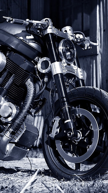 3d Bike, Black And White, bike HD phone wallpaper
