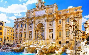 Rome, Italy, Fontana di Trevi, Romantic charm, Iconic fountain HD wallpaper