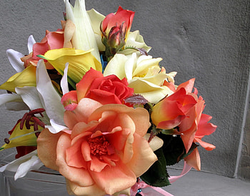 Flowers, Roses, Bouquet, Calla, Tape, Callas HD wallpaper