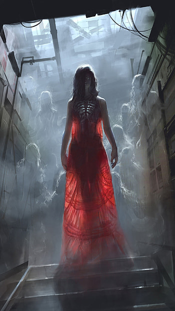 Ghost, Evil Girl, Horror HD phone wallpaper