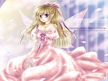 Princess Fairy, fairy, pink, anime, princess HD wallpaper