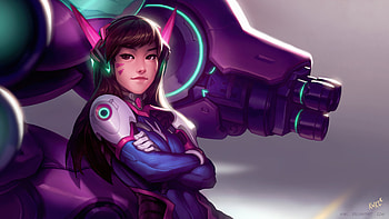 Dva Overwatch Game Artwork , dva-overwatch, overwatch, games, artwork, artist, digital-art, deviantart HD wallpaper