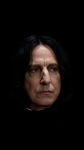 Snape, Harry Potter, Alan Rickman, Dark HD phone wallpaper