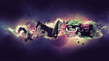 Abstract, Glare, Shine, Light, Style, Explosion, Letters, Emotions HD wallpaper