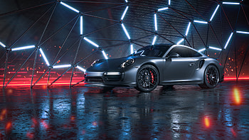 Porsche 911 Turbo S, , Stunning CGI, High-performance HD wallpaper
