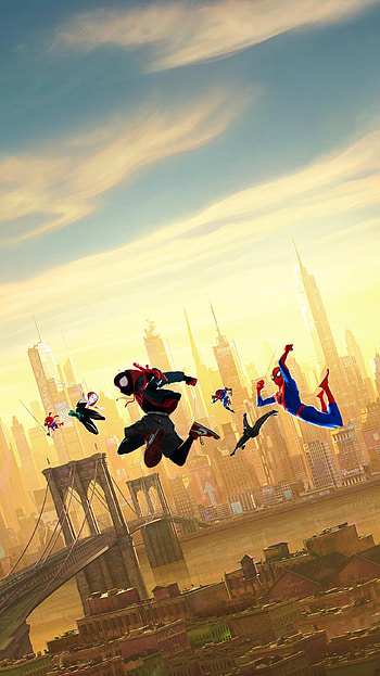 Spider-Man: Into the Spider-Verse (2022) movie HD phone wallpaper