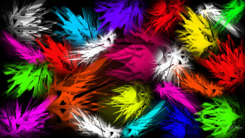 Shredded Colors, paints, abstract, firefox persona, bright, colors HD wallpaper