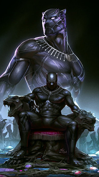 Black panther, marvel-studios, hero HD phone wallpaper