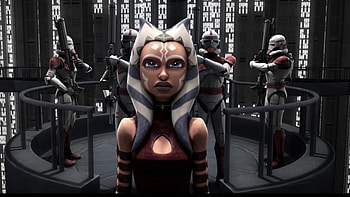 Ahsoka's Stand — Star Wars: The Clone Wars (2008) HD wallpaper