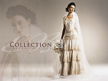 eden bridals 5, girl, dress, bridal, female HD wallpaper