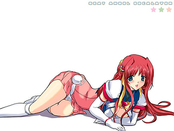 Beat Angel Escalayer,long red hair girl, long red hair girl, beat angel escalayer HD wallpaper