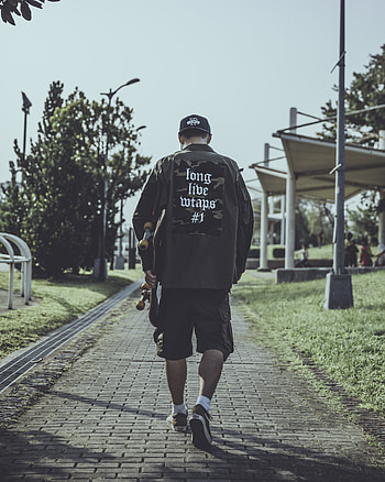 Sports, Man, Style, Fashion, Back, Skateboard, Skate HD phone wallpaper