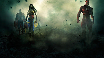 Injustice: Gods Among Us, Background design, Artistic visuals, Gaming aesthetics HD wallpaper