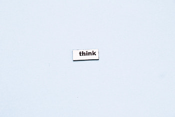 Words, Minimalism, Text, Think HD wallpaper