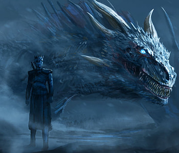 Game Of Thrones, Tv Show, White Walker, Night King (Game Of Thrones), Dragon HD wallpaper