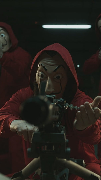 Mask hesink, mask, hesink, money heist HD phone wallpaper