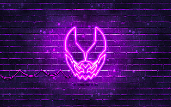 Kamen Rider Revice violet logo, , Kamen Raida Ribaisu, violet brickwall, Kamen Rider Revice logo, manga, Kamen Rider Revice neon logo, Kamen Rider Revice HD wallpaper
