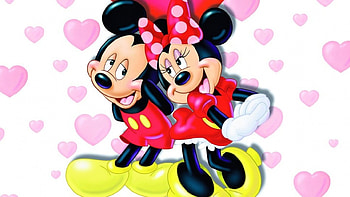 mickey and his love, Minnie, cartoon, amazing, mickey HD wallpaper