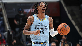 Ja Morant, 2022 update, Grizzlies point guard, Game against Hawks HD wallpaper