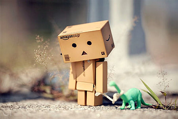 Danbo w Pet, danbo, cool, pet HD wallpaper