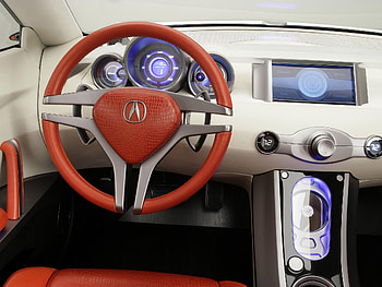 Acura, Interior, Cars, Concept, 2005, Steering Wheel, Rudder, Salon, Speedometer, Rd-X HD wallpaper
