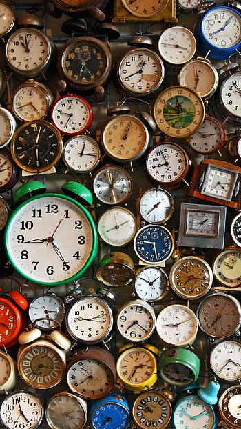 Man made clock, Handcrafted timepieces, Artisanal designs, Unique creations HD phone wallpaper