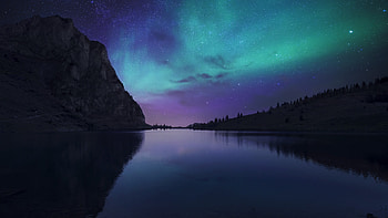 Mountain Lake, mountain, lake, nature HD wallpaper
