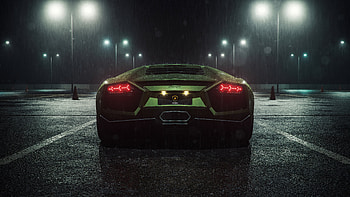 Rear Look, Lamborghini Reventon HD wallpaper